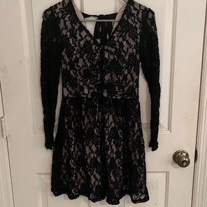 Altar’d State Black Lace Dress